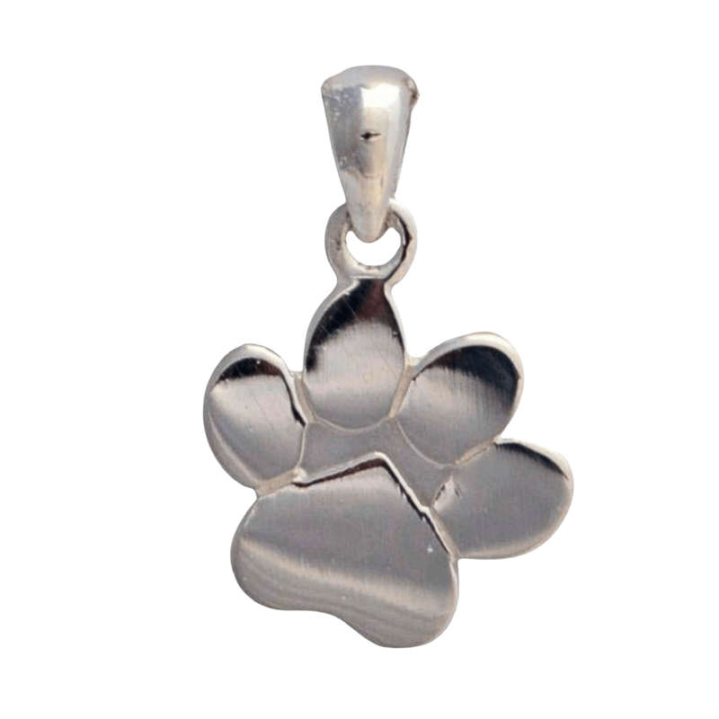 Sterling Silver Paw Necklace