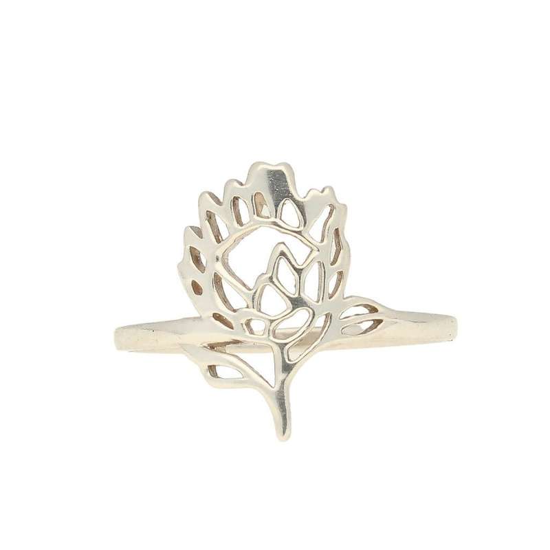 Sterling Silver Protea Ring