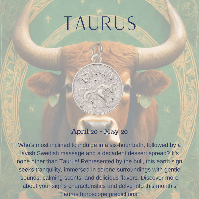 Taurus Constellation Necklace: 20 April - 20 May