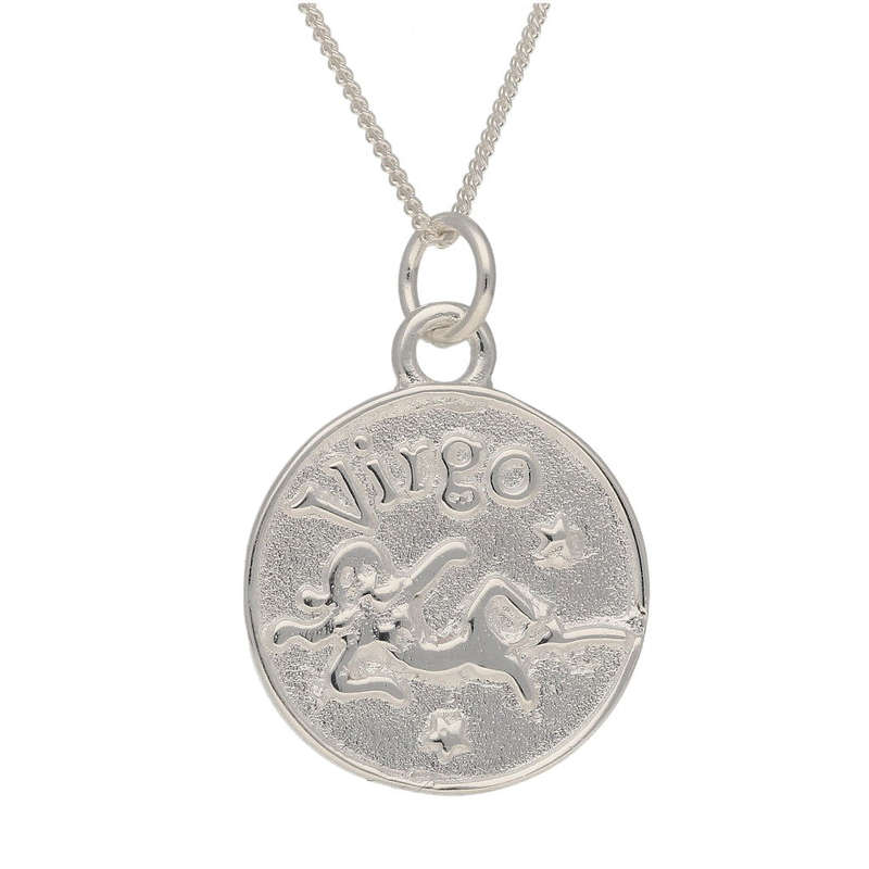 Sterling Silver Virgo Necklace