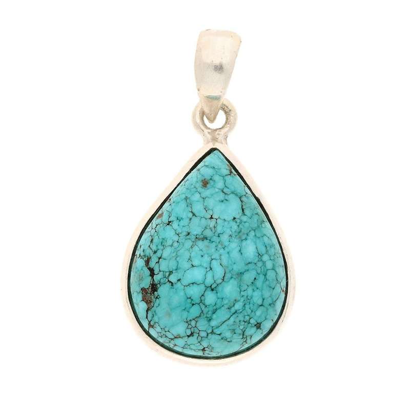 Turquoise Temptation: Sterling Silver Serenity Necklace
