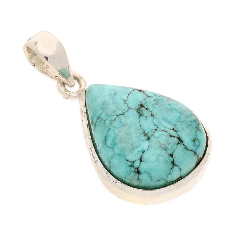 Turquoise Temptation: Sterling Silver Serenity Necklace
