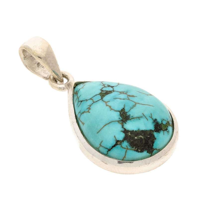 Turquoise Temptation: Sterling Silver Serenity Necklace