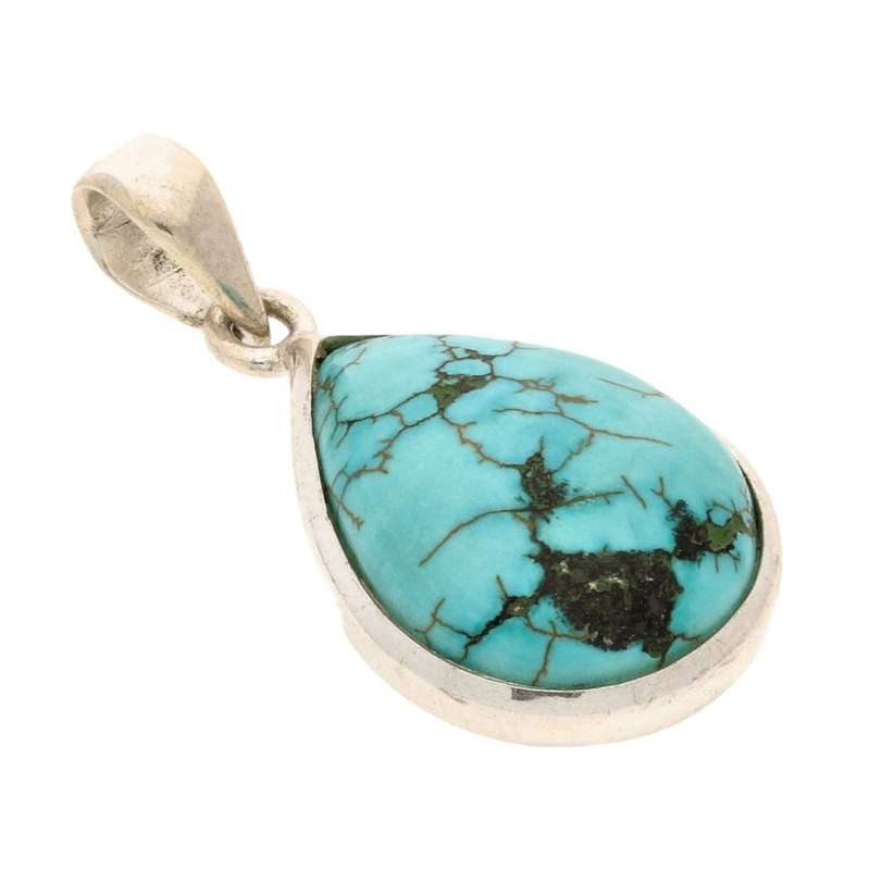 Turquoise Temptation: Sterling Silver Serenity Necklace