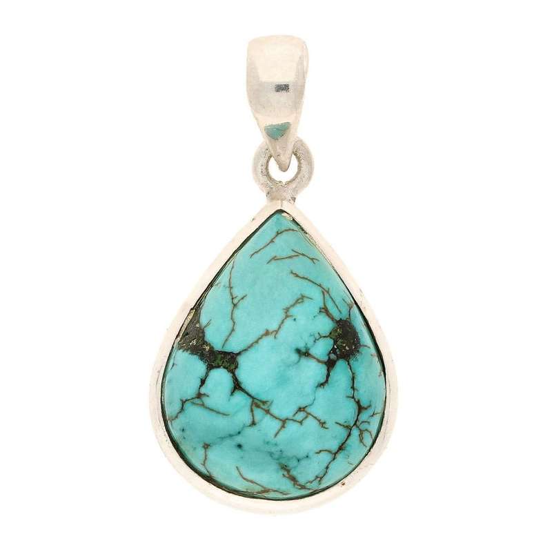 Turquoise Temptation: Sterling Silver Serenity Necklace