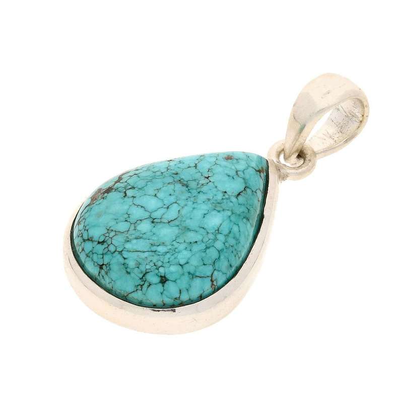 Turquoise Temptation: Sterling Silver Serenity Necklace