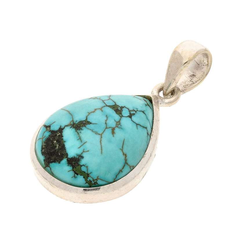 Turquoise Temptation: Sterling Silver Serenity Necklace