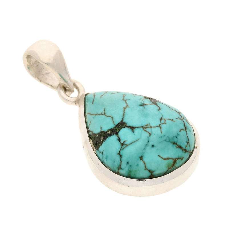 Turquoise Temptation: Sterling Silver Serenity Necklace
