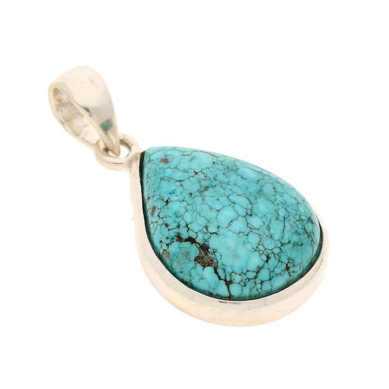 Turquoise Temptation: Sterling Silver Serenity Necklace