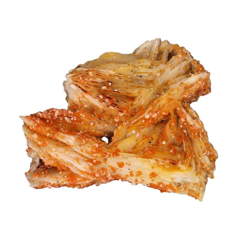 Mesmerizing Vanadinite Crystals on Barite