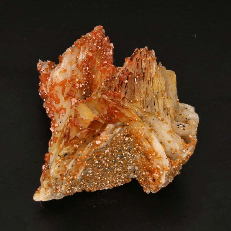 Mesmerizing Vanadinite Crystals on Barite