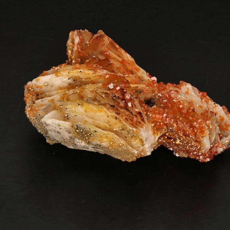 Mesmerizing Vanadinite Crystals on Barite