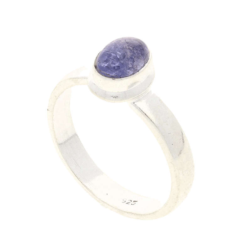 Whispering Beauty Tanzanite Silver Ring