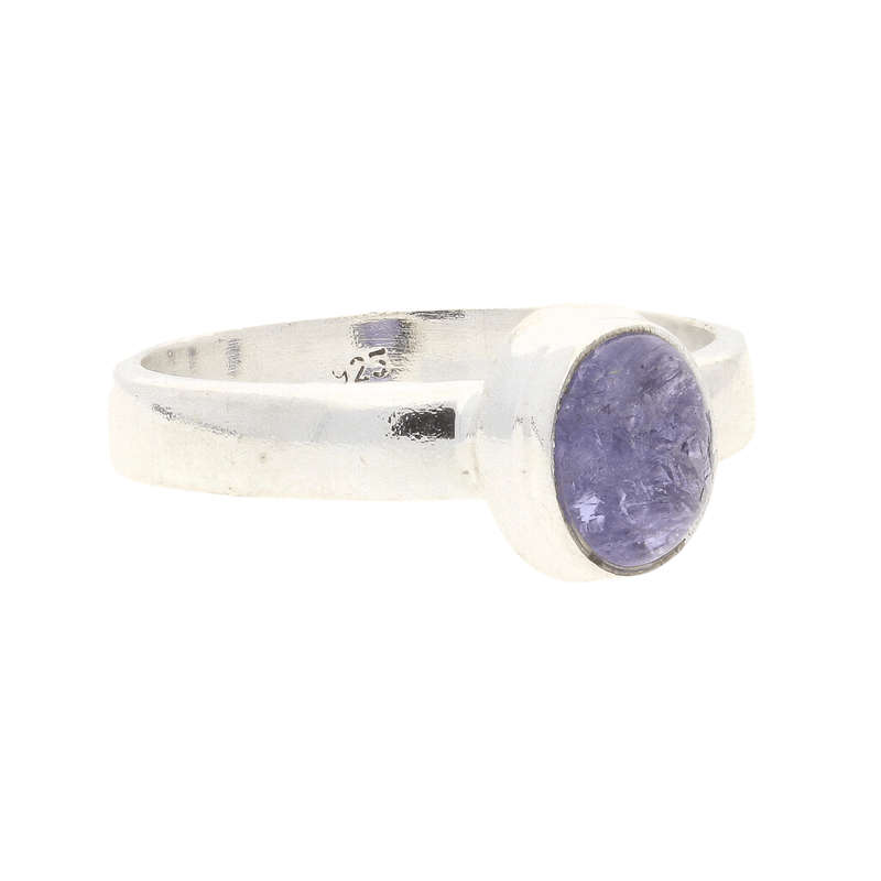 Whispering Beauty Tanzanite Silver Ring