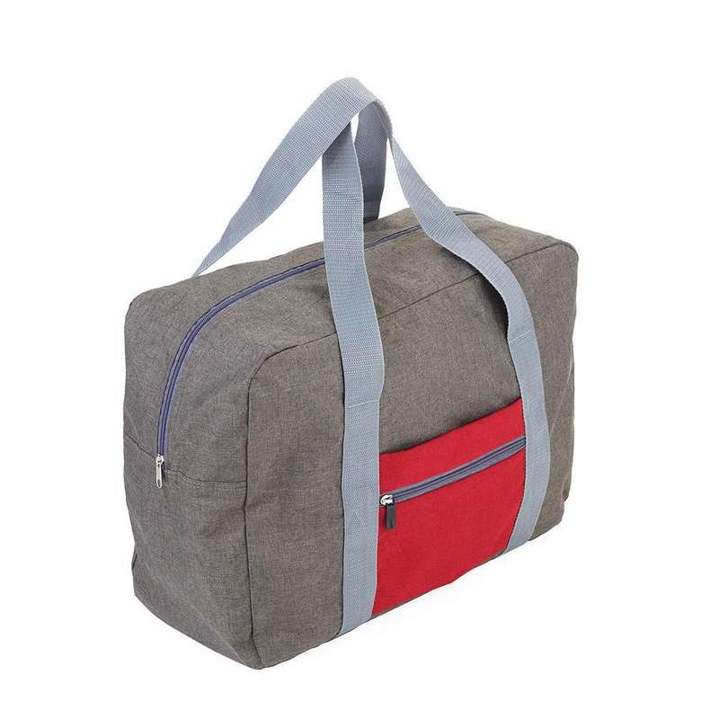 Troika Foldable Travel Bag 24l - Grey and Red