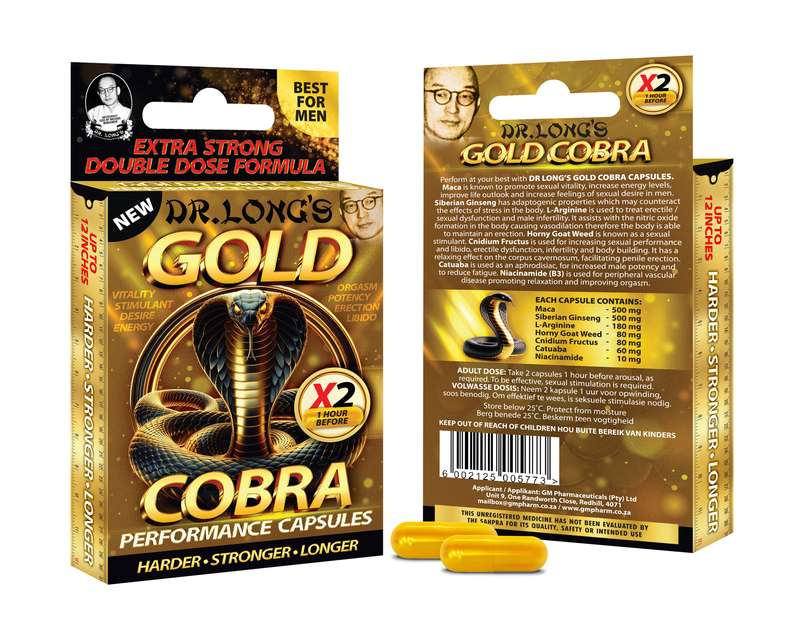 Gold Cobra-Performance Capsules