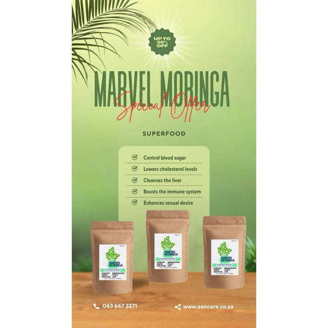 Marvelo moringa powder-100g