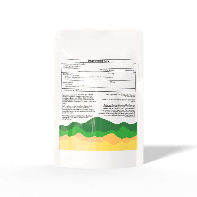 EA Pharma - Oil of Oregano with Blackseed Oil