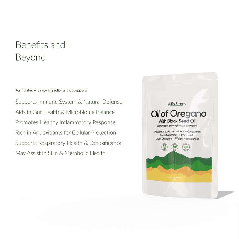 EA Pharma - Oil of Oregano with Blackseed Oil