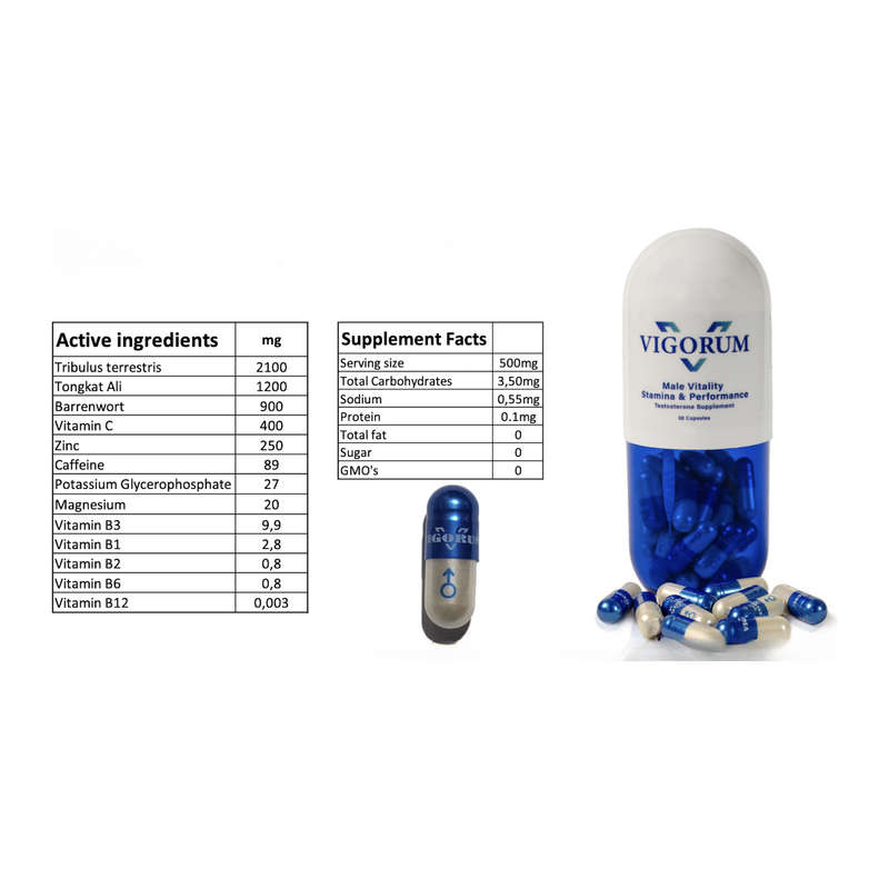 Vigorum-Male Vitality (30 Capsules)