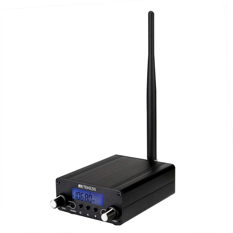 Retekess TR508 FM Transmitter For Drive-in Church FM Transmitter Wireless Broadcast Stereo Statio...