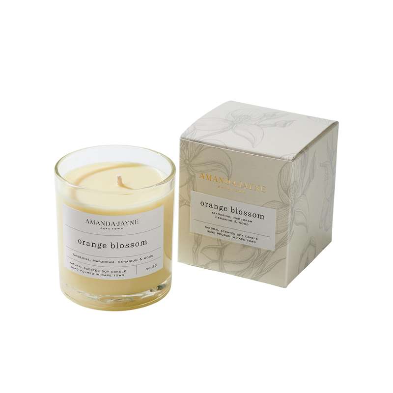 Orange Blossom Scented Candle