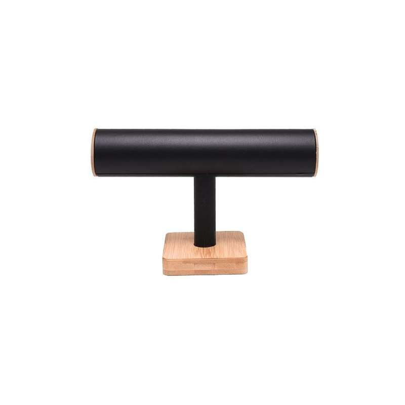 Black Imitation Leather Display Bar