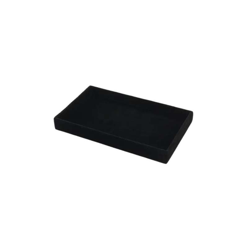 Black Velvet Open Jewellery Tray