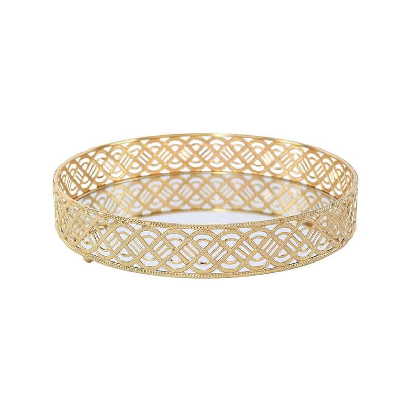 Decorative Round Gold Mirror