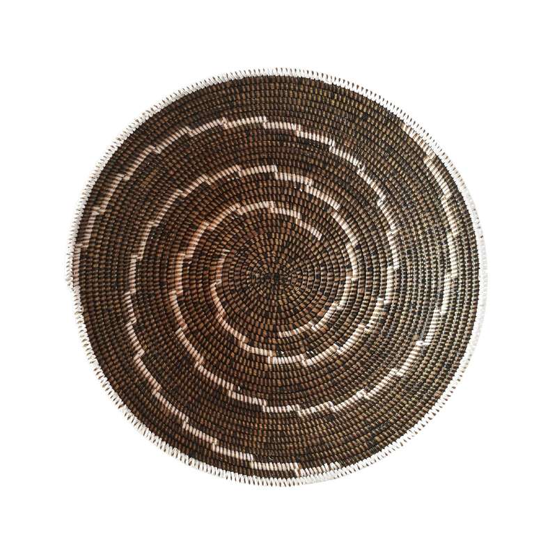 Fele Shallow Basket Black