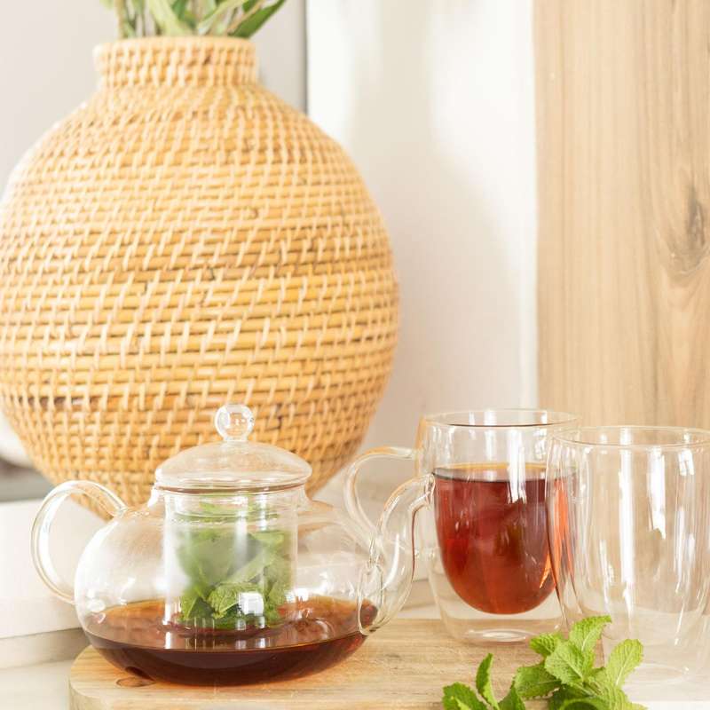 Glass Teapot with Removable Infuser