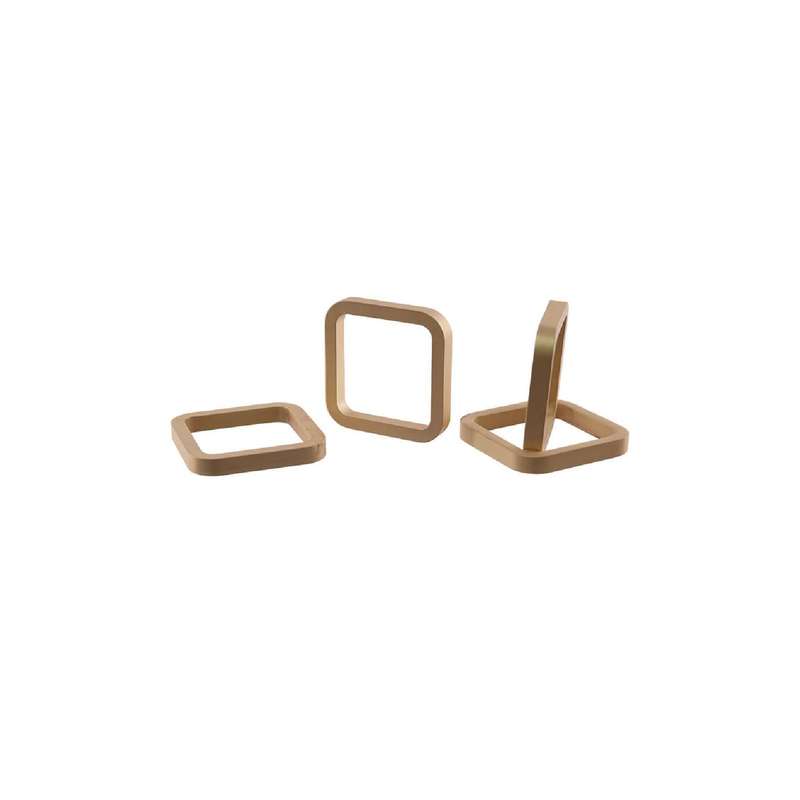 Gold Napkin Ring 4pc Set