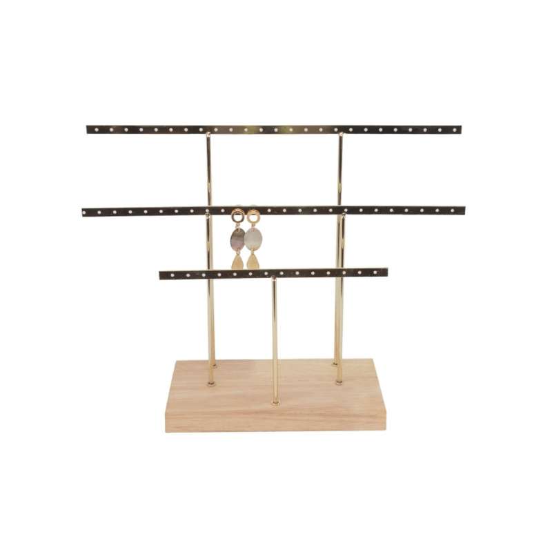 Gold Tiered Earring Holder