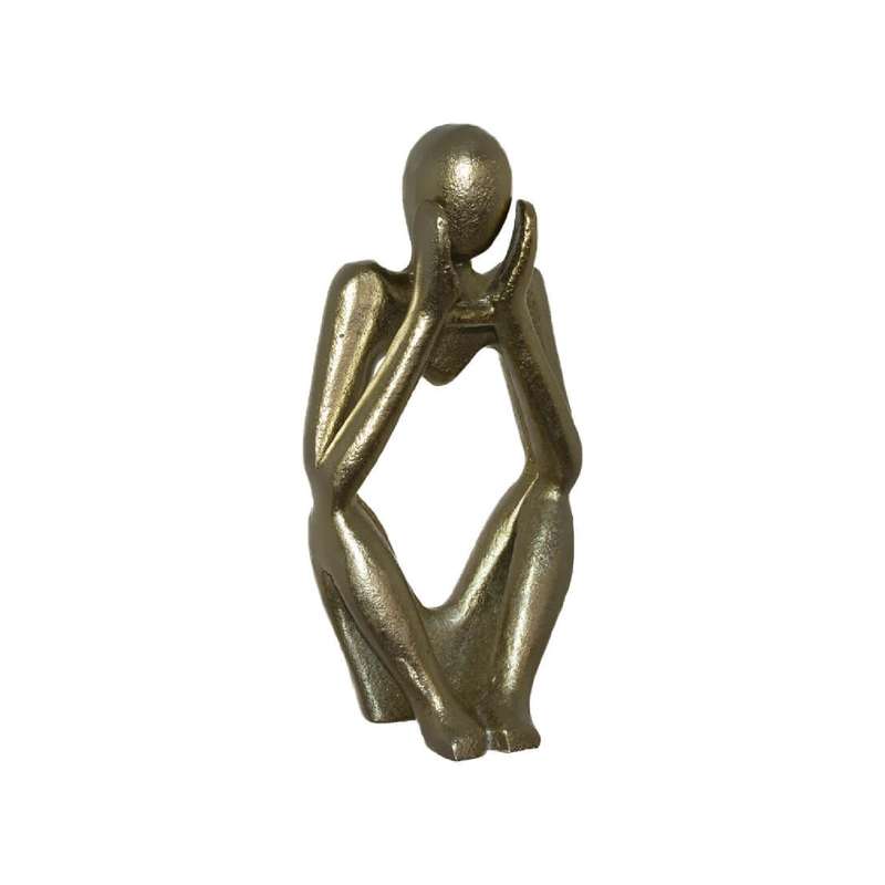 Gold Reflection Sculpture