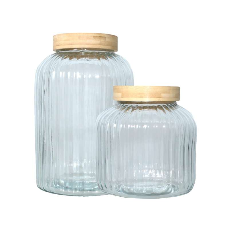 Large Glass Storage Jar
