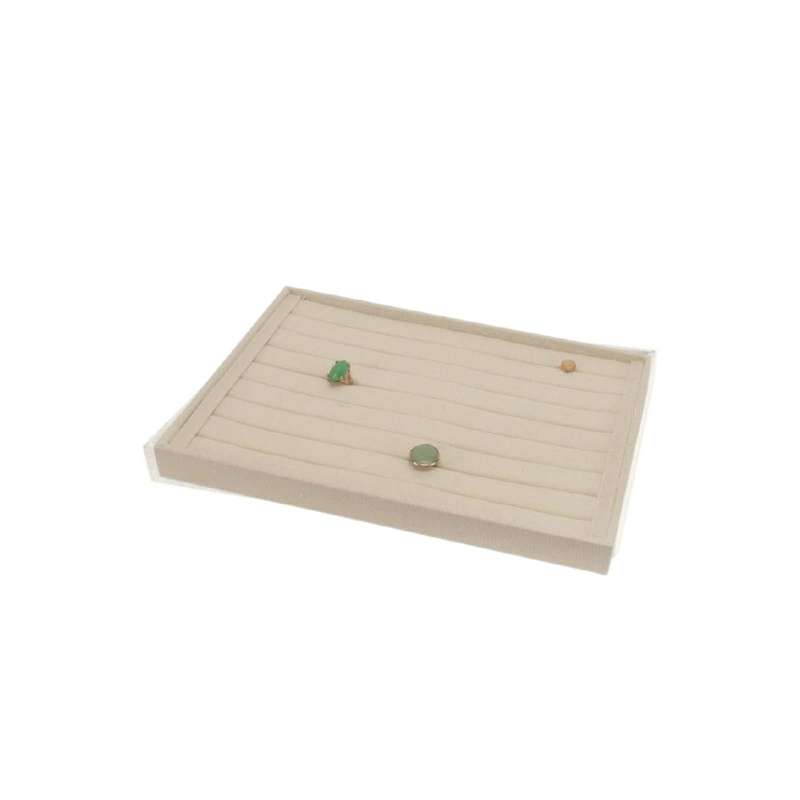 Light Linen Open Ring Tray