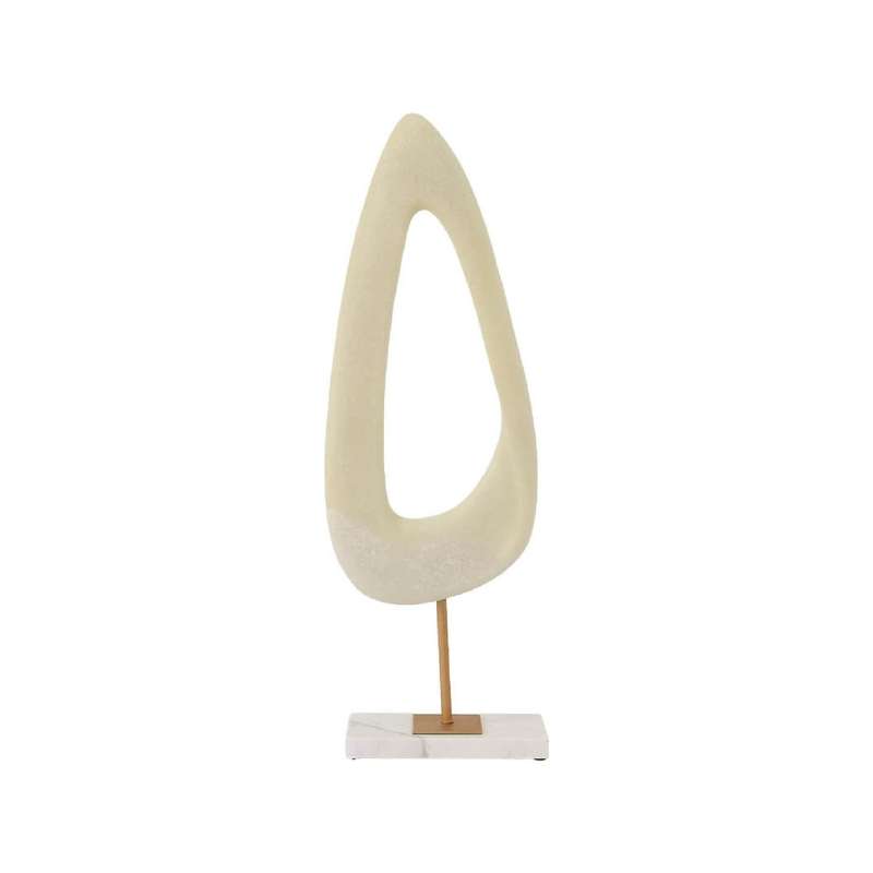 Marble Teardrop Sculpture