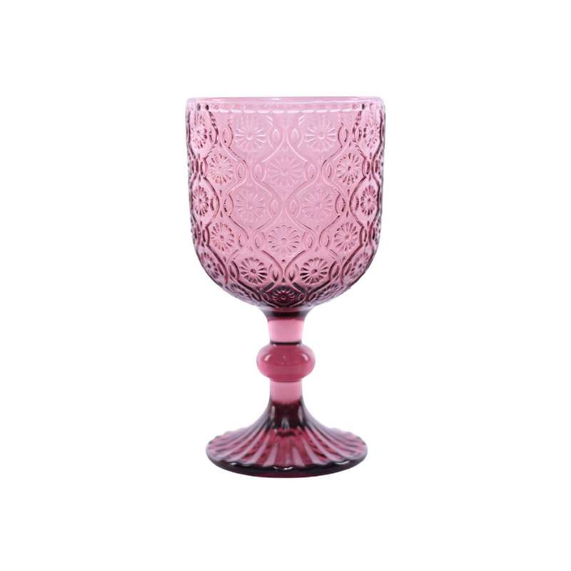 Marrakesh Purple Wine Glass