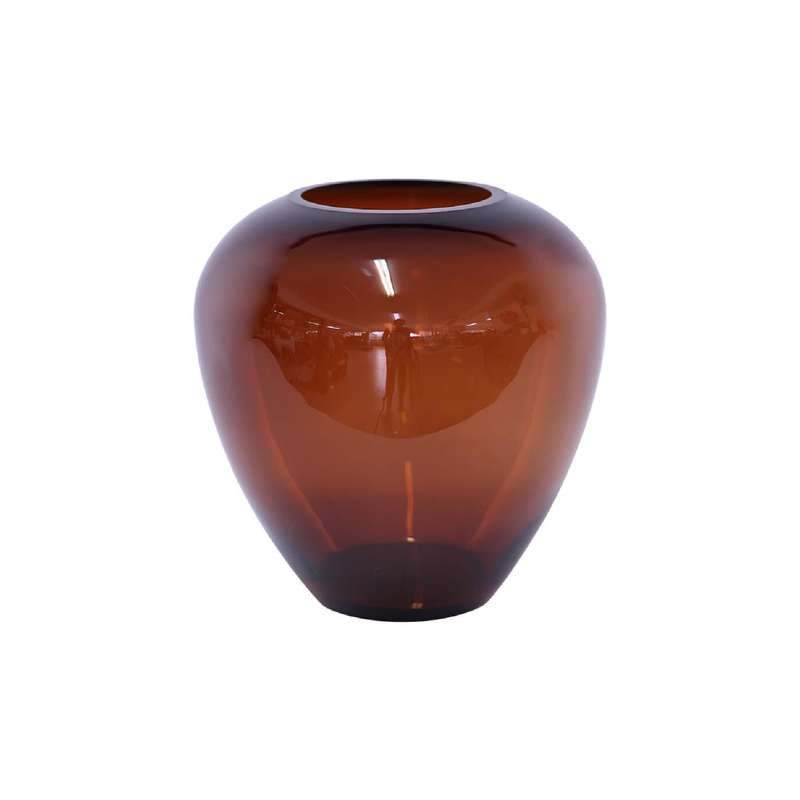Mocha Glass Vase