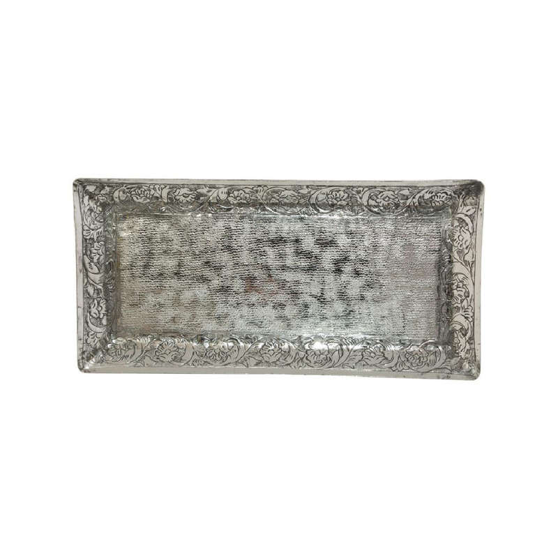 Moroccan Silver Decorative Plate
