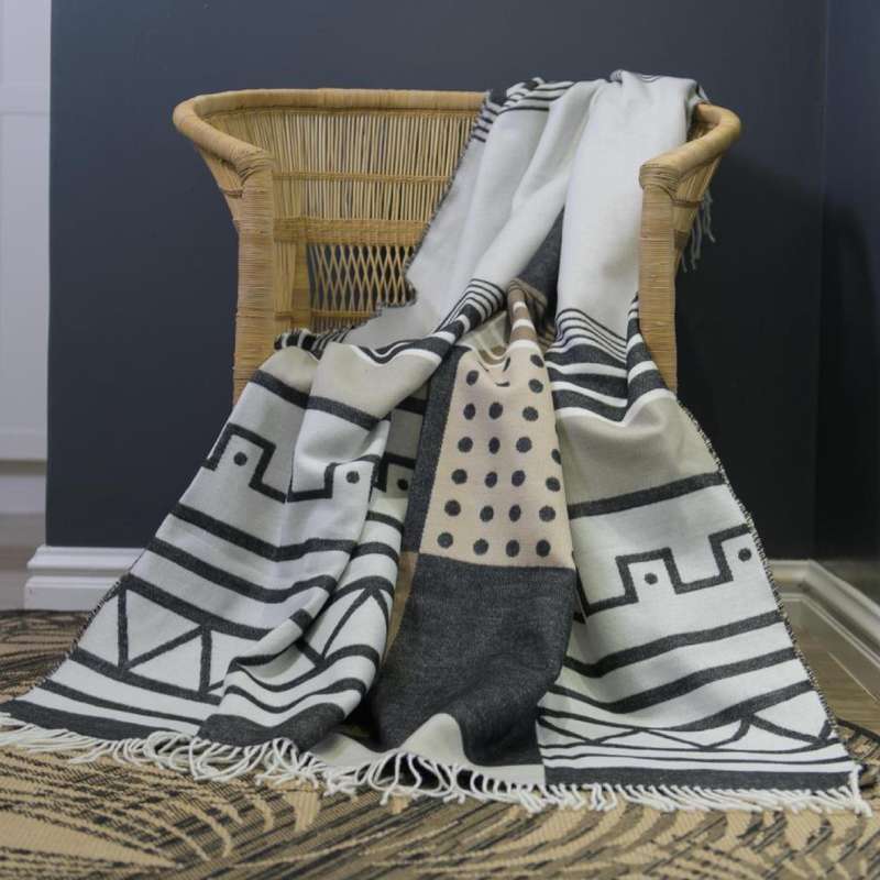 Natural Umbhaco Xhosa Throw