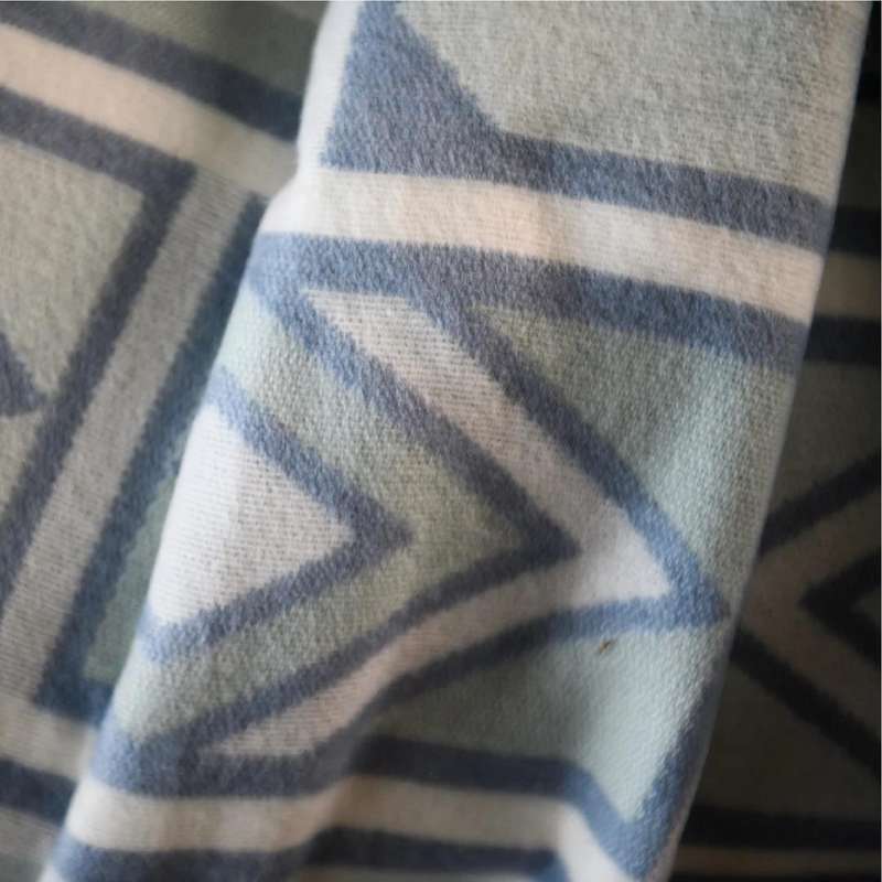 Ndebele Overcast Sky/Eggshell Throw