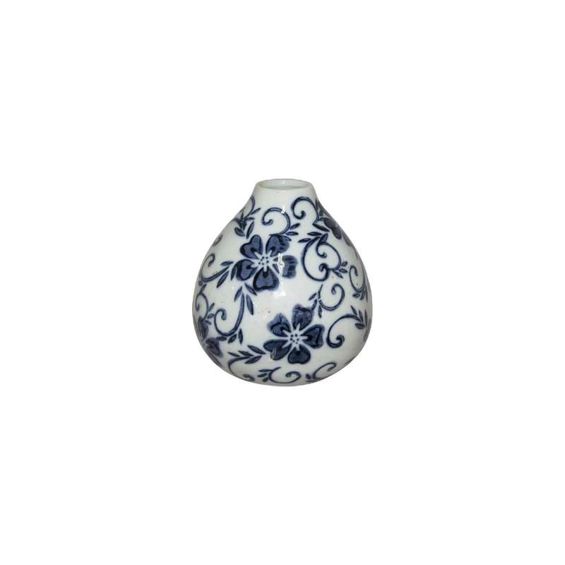 Patterned Ceramic Bud Vase