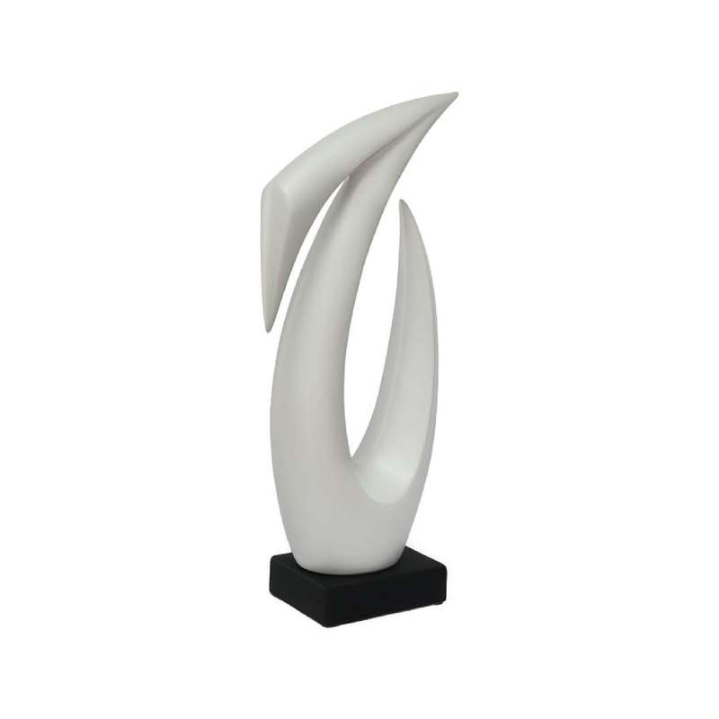 Sculptural Ceramic Swan on Plinth