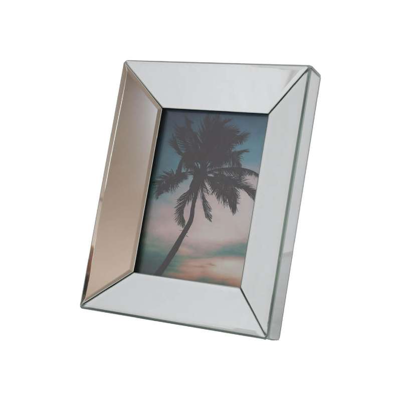 Silver Mirror Photo Frame