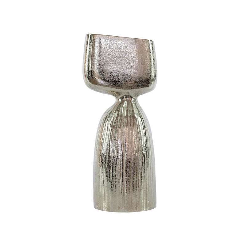Silver Rough Nickel Vase
