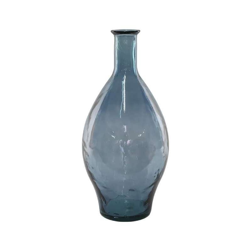 Steel Blue Tapered Vase