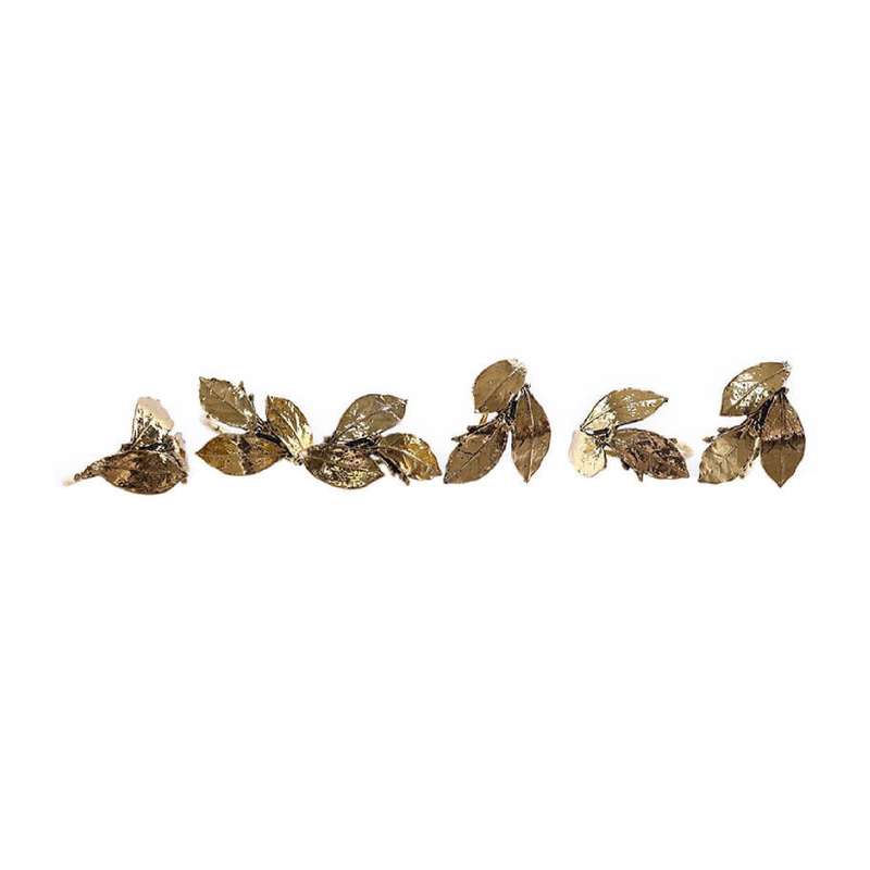 Three Leaf Napkin Ring 6pc Set