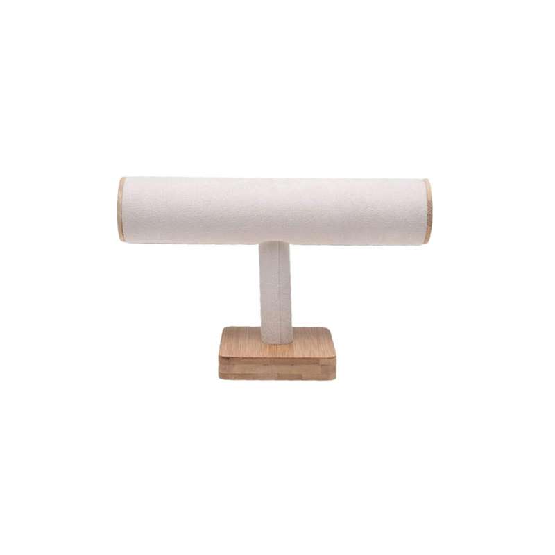White Imitation Leather Display Bar