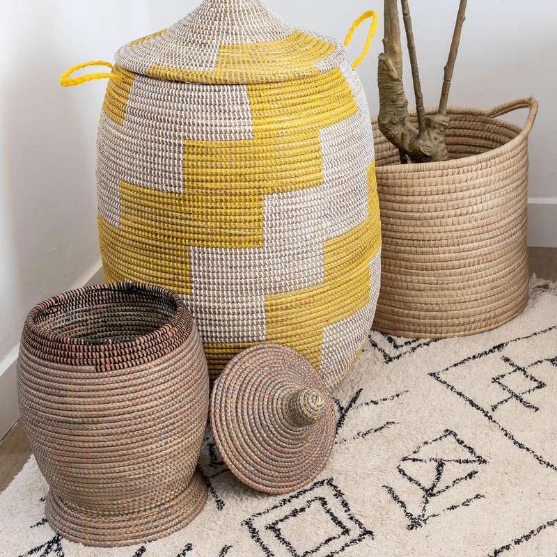 Natural Woven Storage Basket